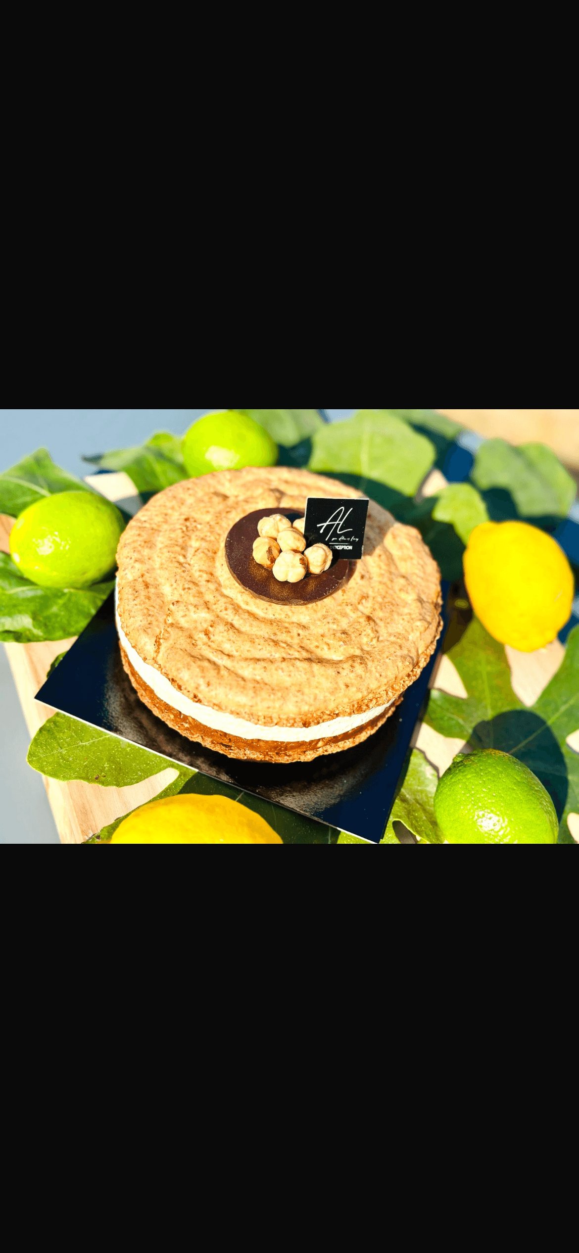 Macaron nougatine - citron, Noisette entière du piémont